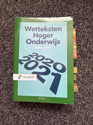 Wetteksten Hoger Onderwijs 2020-2021 beschikbaar voor biedingen