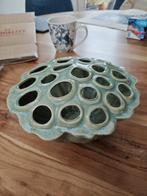 Lotus vaas, Huis en Inrichting, Woonaccessoires | Vazen, Overige kleuren, Aardewerk of Porselein, Ophalen of Verzenden, Zo goed als nieuw