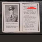 Death card/Sterbebild/ Bidprent obergefr. Luftwaffe WO2 1944, Verzamelen, Ophalen of Verzenden, Bidprentje