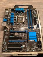 MSI Z77A-G43 Moederbord, Computers en Software, Moederborden, Ophalen of Verzenden, Gebruikt, Intel, DDR3