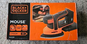 Black en Dekker accu mouse, schuurmachine beschikbaar voor biedingen
