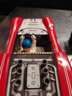 Race auto/ joustra porsche / vintage auto van blik, Ophalen of Verzenden, Gebruikt