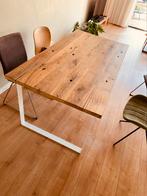 Houten eettafel, Ophalen, Zo goed als nieuw, Rechthoekig, 50 tot 100 cm