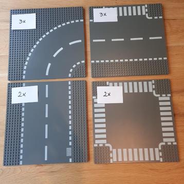 LEGO | City wegplaten 10 stuks in 4 soorten beschikbaar voor biedingen