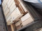 Wit houten blokken 30 cm, Tuin en Terras, Palen, Balken en Planken, Ophalen, Zo goed als nieuw, 250 cm of meer, Planken