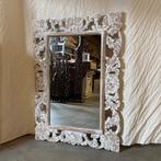 Barok spiegel - Houten lijst Wit - 100 x 70 cm - TTM Wonen