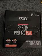 MSI B450M PRO-M2 MAX Moederbord Socket AM4, Ryzen 3000 Ready, Computers en Software, Moederborden, Gebruikt, DDR4, Ophalen of Verzenden