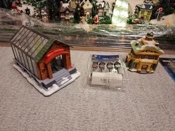 Kerstdorp Tuinkas en Boompjes beschikbaar voor biedingen