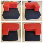 Zitelement Steelcase B-Free / wachtkamerbank / Hocker /, Ophalen, 75 tot 100 cm, 75 tot 100 cm, Stof