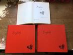 Franse Les Twee mappen met Singeltjes om  Engels te leren, Ophalen of Verzenden, Alpha, Zo goed als nieuw