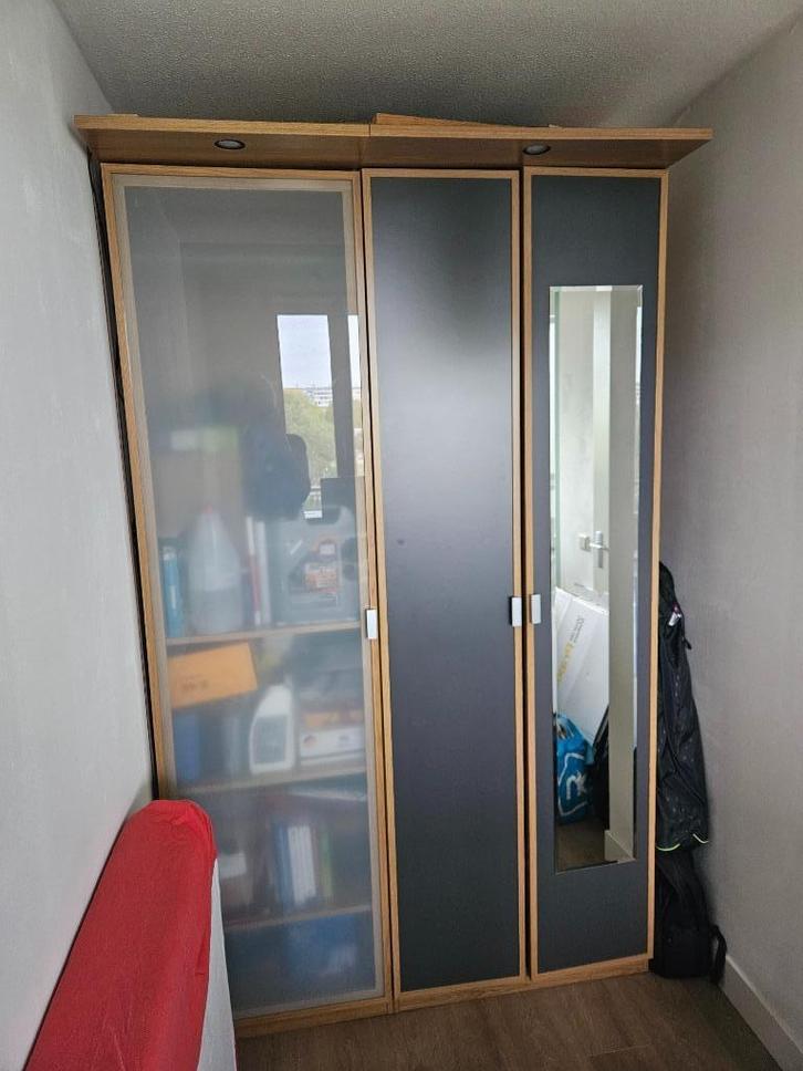 Kledingkast IKEA, Huis en Inrichting, Kasten | Kledingkasten, Gebruikt, 200 cm of meer, 100 tot 150 cm, 50 tot 75 cm, Met deur(en)