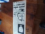 Advertentie prijsvraag Witte Kruis Citroën 2CV 1960, Ophalen of Verzenden, Zo goed als nieuw