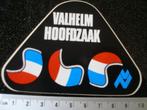 sticker valhelm hoofdzaak sos vvn vintage helm helmets, Verzenden, Zo goed als nieuw, Bedrijf of Vereniging