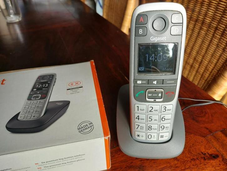 Gigaset E560 draadloze ouderen DECT telefoon., Telecommunicatie, Vaste telefoons | Handsets en Draadloos, Zo goed als nieuw, 1 handset