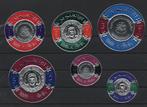 Umm Al Qiwain 1965 - Coin Stamps 6 x - Postfris mint, Verzenden, Postfris, Overige thema's