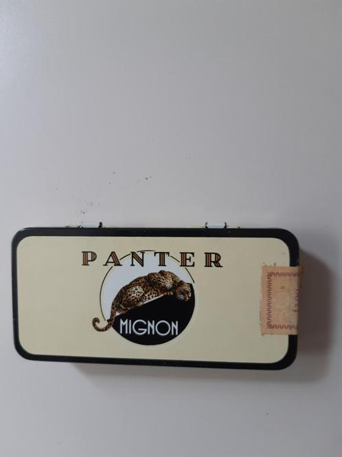 blikje Panter, 10 sigaartejs voor 2 gulden, Verzamelen, Blikken, Zo goed als nieuw, Overige, Overige merken, Ophalen of Verzenden