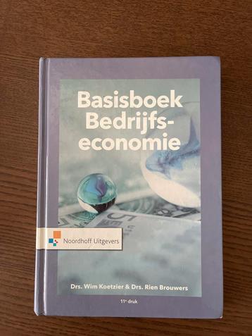 Basisboek Bedrijfseconomie - Koetzier & Brouwers beschikbaar voor biedingen