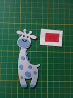 V2 Stansjes paarse giraffe, Hobby en Vrije tijd, Kaarten | Zelf maken, Ophalen of Verzenden, Nieuw, Overige thema's, Overige typen