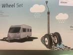 Dubbel neuswiel met luchtbanden voor caravan of aanhanger., Ophalen of Verzenden, Nieuw