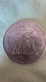 50 Francs Hercules, zilver, 1977, Verzenden, Frankrijk, Zilver
