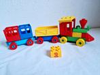 Duplo duwtreintje locomotief met 2 wagons 7 verschillende, Ophalen of Verzenden, Gebruikt, Duplo