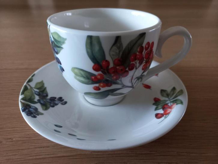 Kerst kop en schotel, Janneke Brinkman maandenservies, NIEUW, Verzamelen, Porselein, Kristal en Bestek, Nieuw, Kop en/of schotel