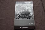 Honda GL1800 Goldwing 2008 owner's manual GL 1800, Motoren, Handleidingen en Instructieboekjes, Ophalen of Verzenden, Honda