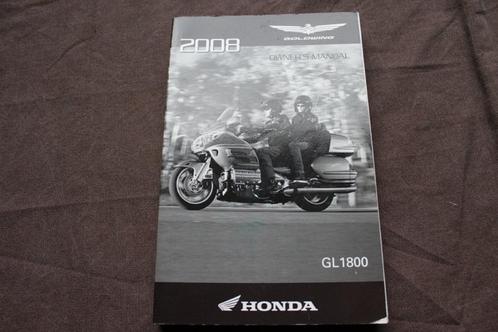 Honda GL1800 Goldwing 2008 owner's manual GL 1800, Motoren, Handleidingen en Instructieboekjes, Honda, Ophalen of Verzenden