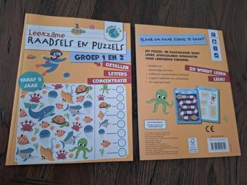 knutsel, puzzelboeken kinderen, 6 dinosaurus figuren , nieuw beschikbaar voor biedingen
