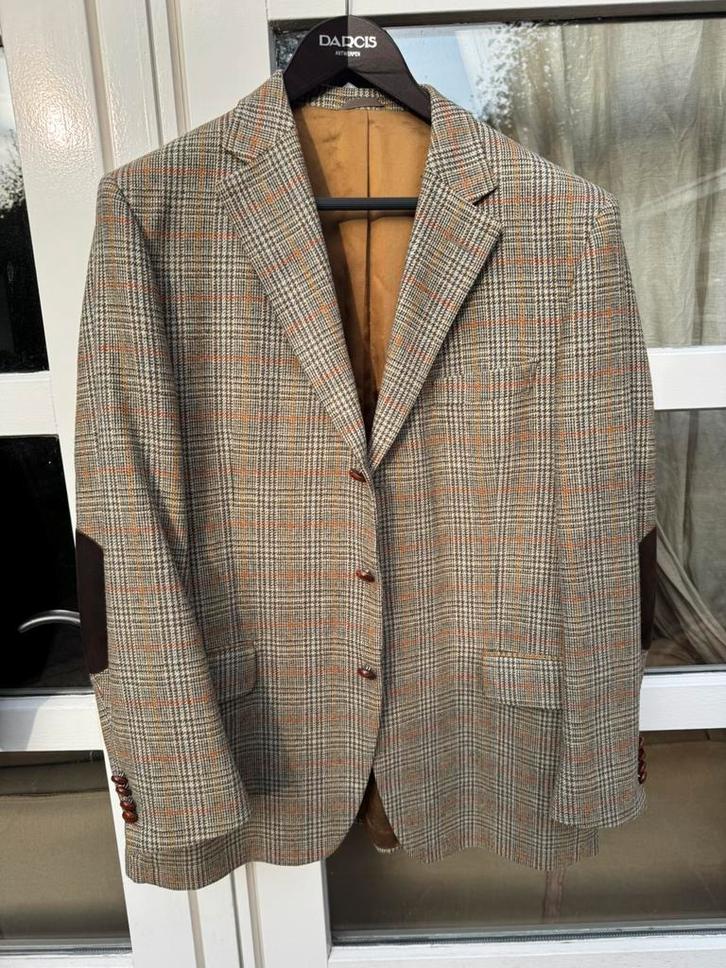 John G Hardy tweed colbert 54, Kleding | Heren, Kostuums en Colberts, Zo goed als nieuw, Maat 52/54 (L), Overige kleuren, Ophalen of Verzenden