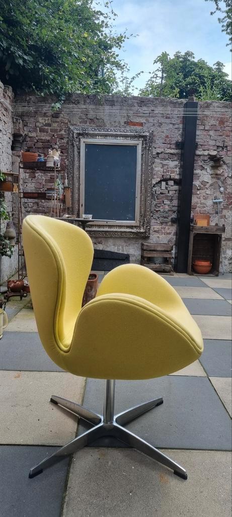 Fauteuil Swan chair (replica) Alleen deze week nog!!, Huis en Inrichting, Fauteuils, Gebruikt, Stof, Ophalen