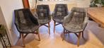 Eetkamerstoelen, Huis en Inrichting, Stoelen, Ophalen, Hout, Gebruikt, Vier