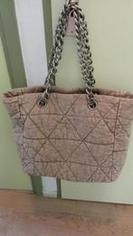 Beige Gewatteerde Tas - Zo Goed Als Nieuw, Ophalen of Verzenden, Zo goed als nieuw, Beige, Handtas