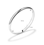 Nieuwe massieve slaven armband zilver dames kwaliteit, Sieraden, Tassen en Uiterlijk, Armbanden, Voordeelsieraden, Nieuw, Ophalen of Verzenden