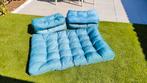 5 delige blauwe pallet kussens nieuwprijs €124, Ophalen, Zo goed als nieuw