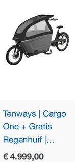 Tenways, urban electriche bakfiets, cargo, nieuw in doos., Nieuw, Minder dan 47 cm, 50 km per accu of meer, Ophalen