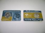 Het Zilveren vijfje De Koninkrijksmunt Unc in coincard, Setje, Koningin Beatrix, Zilver, Euro's