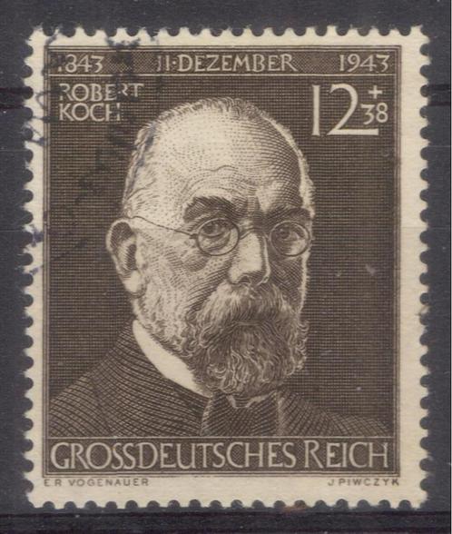 Duitse Rijk (114) - bakterioloog Robert Koch, Postzegels en Munten, Postzegels | Europa | Duitsland, Gestempeld, Duitse Keizerrijk