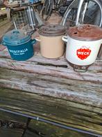 Weck pannen 3x, Ophalen, Rvs, Pannenset