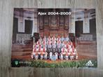 Poster  Ajax   2004 / 2005, Ophalen of Verzenden, Zo goed als nieuw, Ajax, Poster, Plaatje of Sticker