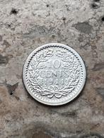 10 cent 1911 Wilhelmina , mooie kwaliteit, Zilver, Ophalen of Verzenden, 10 cent, Koningin Wilhelmina