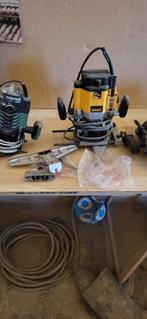 bovenfreesmachines de walt hitachi ferm makita, Ophalen, DeWalt, Zo goed als nieuw, Bovenfrees