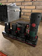 PARKSIDE 12v 4Ah accu’s met zaklamp, Doe-het-zelf en Verbouw, Gereedschap | Boormachines, Ophalen of Verzenden, Zo goed als nieuw