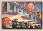 LIONEL Modeltrein oude Reclame | Metalen Reclamebord, Wisselstroom, Ophalen of Verzenden, Märklin, Nieuw