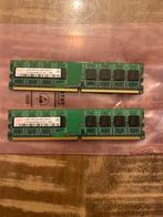 2x Hynix 512MB DDR2 PC2-4200U Geheugen, Computers en Software, RAM geheugen, Ophalen of Verzenden, DDR2, Desktop, Gebruikt