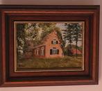 Schilderij van een huis, Antiek en Kunst, Ophalen of Verzenden