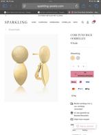 Sparkling jewels oorbellen zgan, Ophalen of Verzenden, Zo goed als nieuw, Goud, Overige materialen