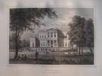 024 Haarlem Paviljoen Welgelegen Staalgravure 1860, Antiek en Kunst, Ophalen of Verzenden