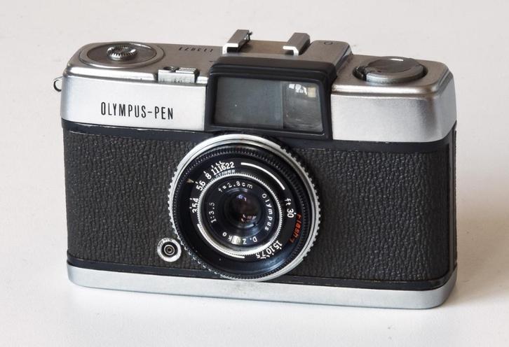 OLYMPUS PEN D, Audio, Tv en Foto, Fotocamera's Analoog, Gebruikt, Compact, Olympus, Ophalen of Verzenden