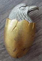 Vintage Metalen Gas Aansteker Adelaar Vogel Ei Vogelei, Nvt., Gebruikt, Ophalen of Verzenden, Aansteker